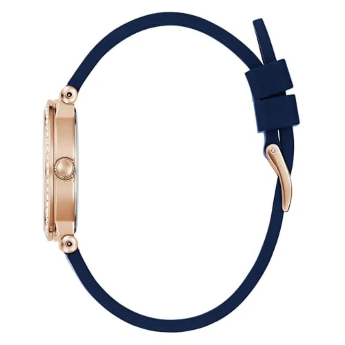 GUESS Quartz White Dial Analog Silicone Strap Women's Watch GW0844L3