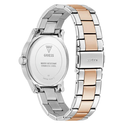 Guess White Dial Analog Stainless Steel Women's Watch GW0861L5