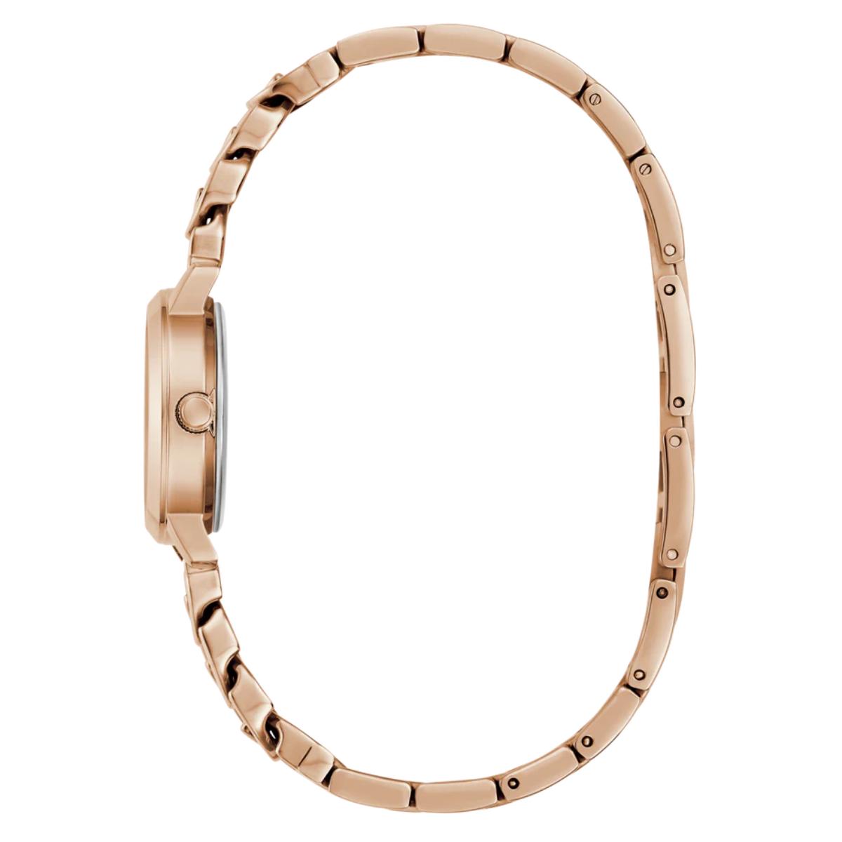 GUESS Quartz Rose Gold Dial Analog Watch For Women GW0867L3