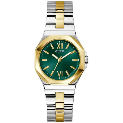 GUESS Quartz Green Dial Analog Women's Watch GW0873L4