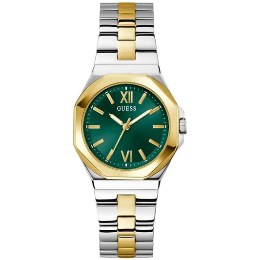 GUESS Quartz Green Dial Analog Women's Watch GW0873L4