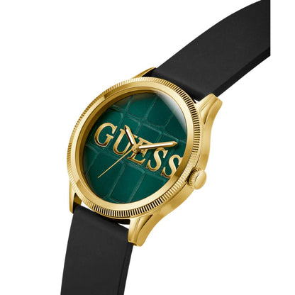 Guess Reputation Green Round Dial Analog Watch For Men GW0887G2