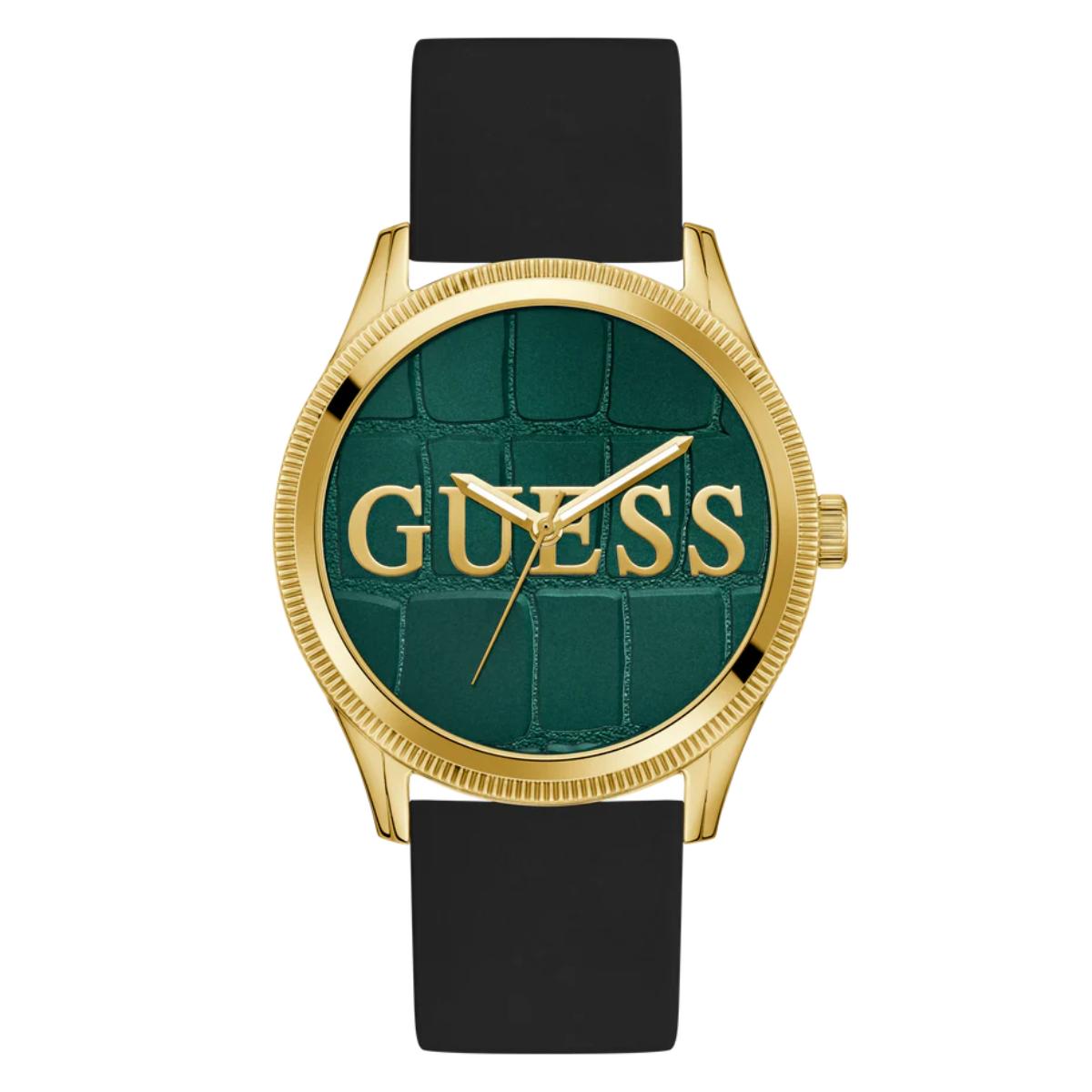 Guess Reputation Green Round Dial Analog Watch For Men GW0887G2