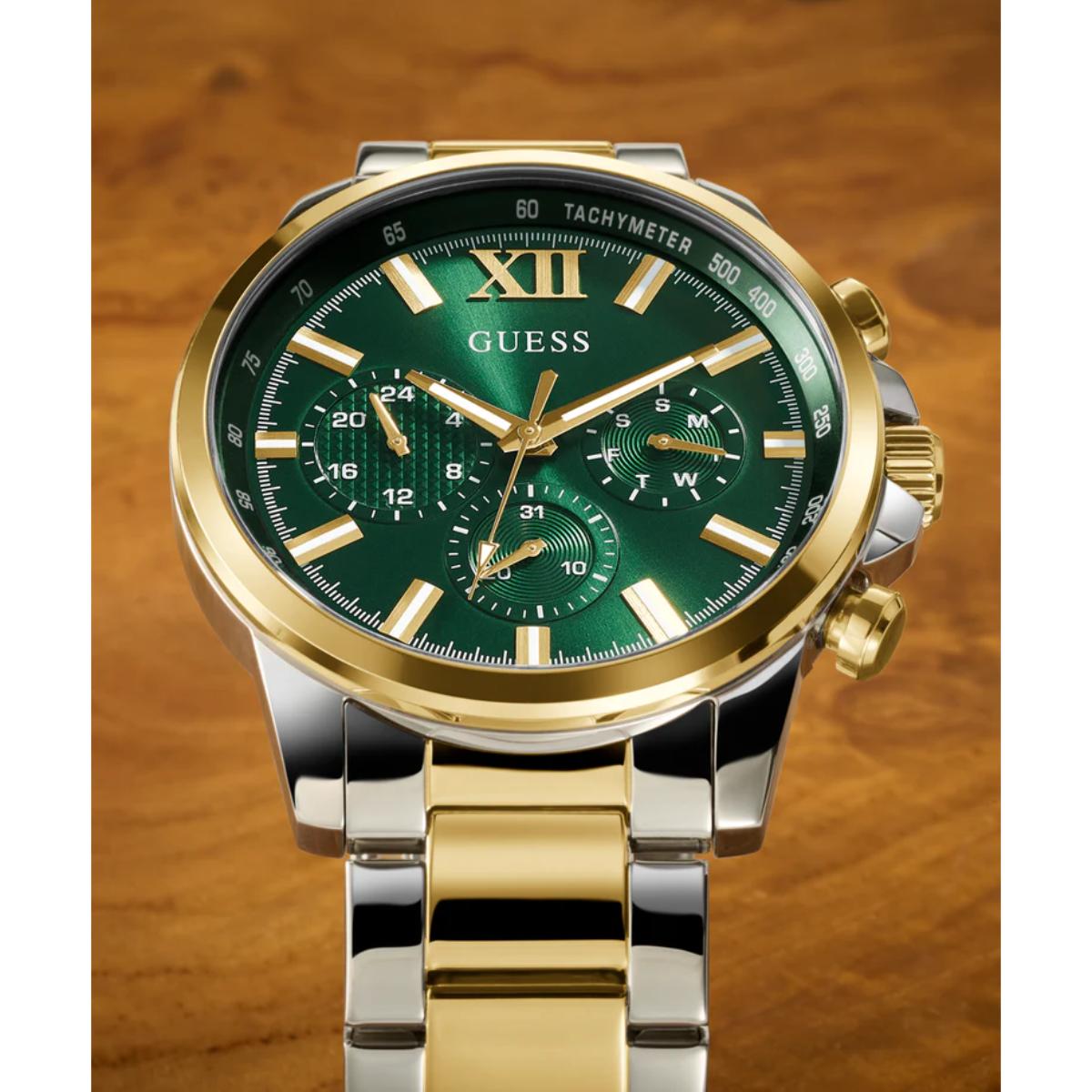 GUESS Gd Walker Quartz Green Dial Analog Men's Watch GW0900G5