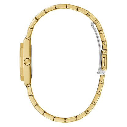 GUESS Quartz Rose Gold Dial Analog Stainless Steel Women's Watch GW0931L2