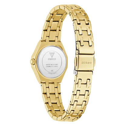GUESS Quartz Rose Gold Dial Analog Stainless Steel Women's Watch GW0931L2