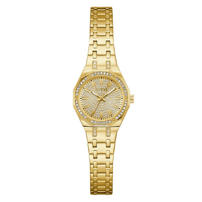 GUESS Quartz Rose Gold Dial Analog Stainless Steel Women's Watch GW0931L2