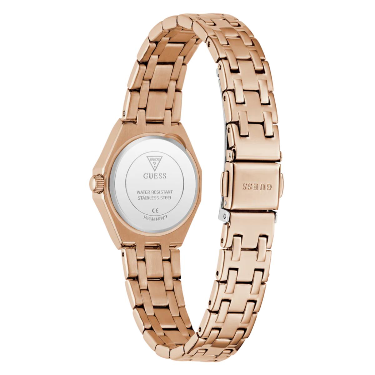 GUESS Pixie Quartz Rose Gold Dial Analog Recycled Women's Watch GW0931L4