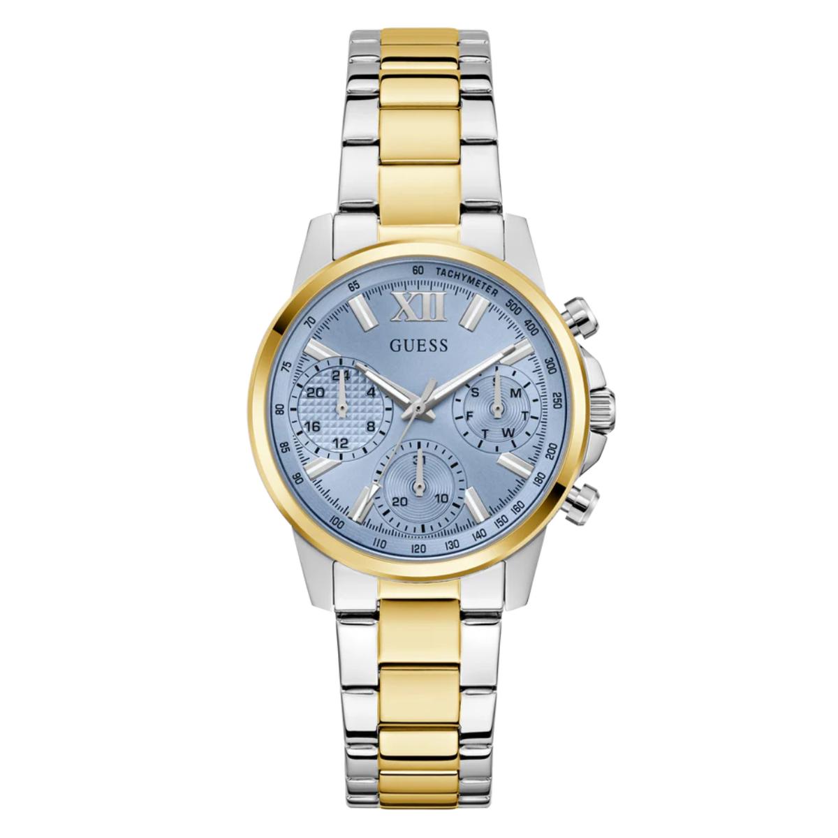 GUESS Ice Blue Round Dial Analog Women's Watch - GW0933L3