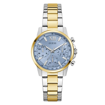 GUESS Ice Blue Round Dial Analog Women's Watch - GW0933L3