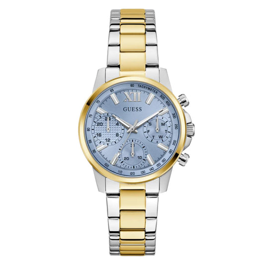 GUESS Ice Blue Round Dial Analog Women's Watch - GW0933L3