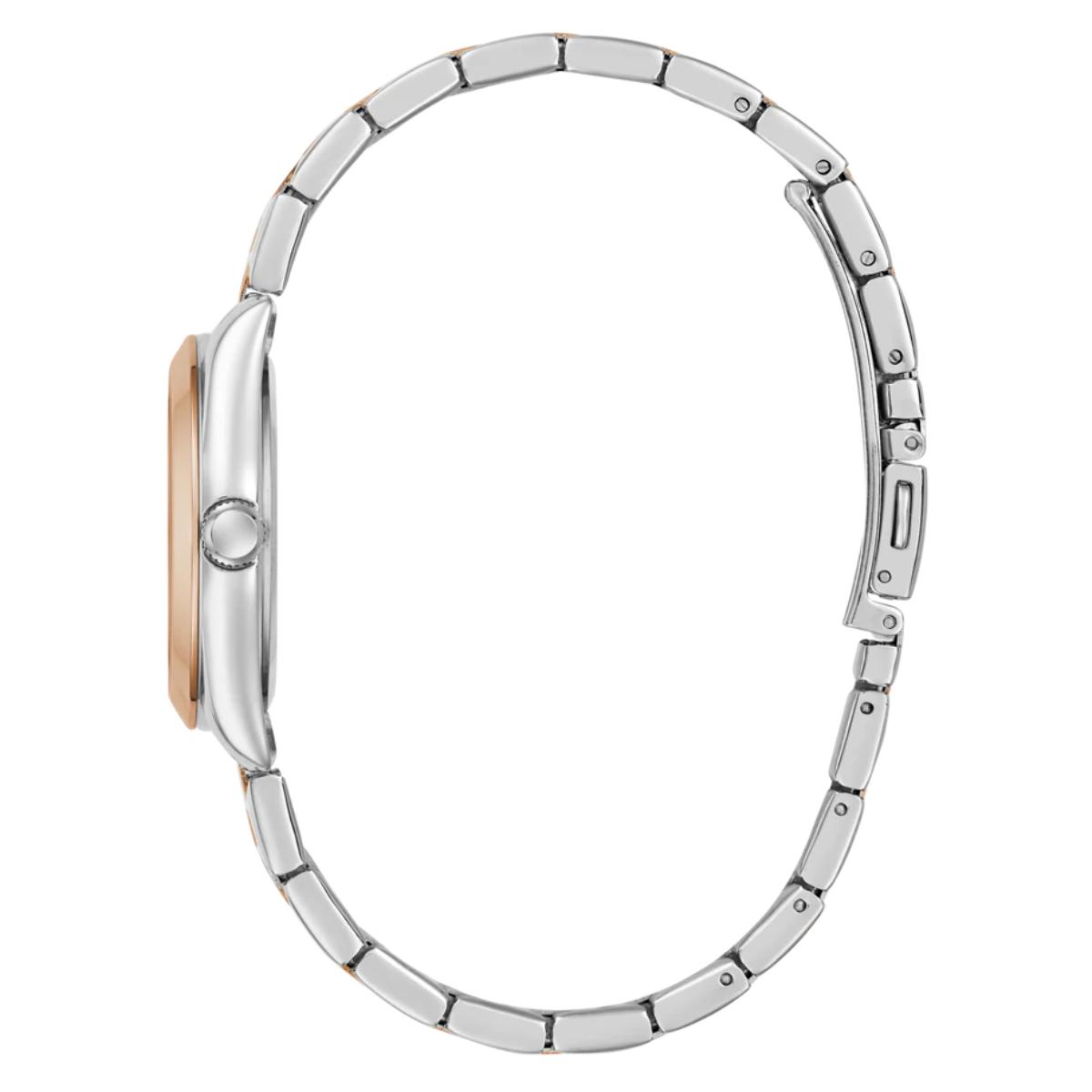 GUESS Quartz White Dial Analog Recycled Women's Watch GW0934L6