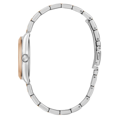 GUESS Quartz White Dial Analog Recycled Women's Watch GW0934L6