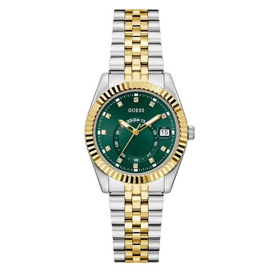 GUESS Gd Jaden Quartz Green Dial Analog Women's Watch GW0936L3