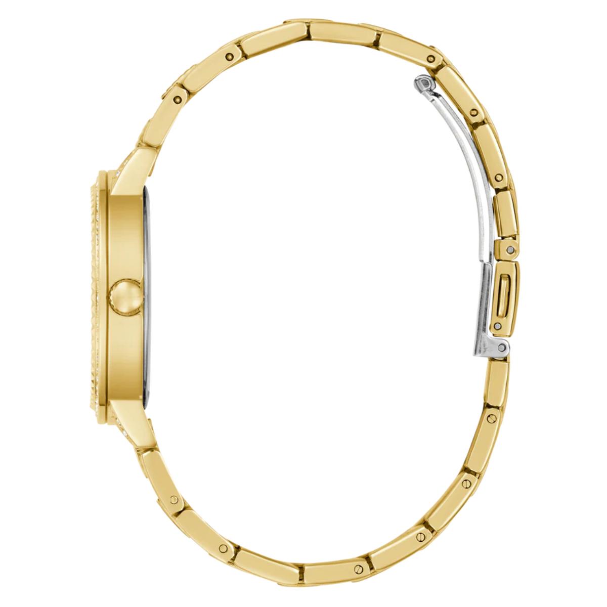 Guess Trend Quartz Champagne Dial Analog Women's Watch GW0944L2