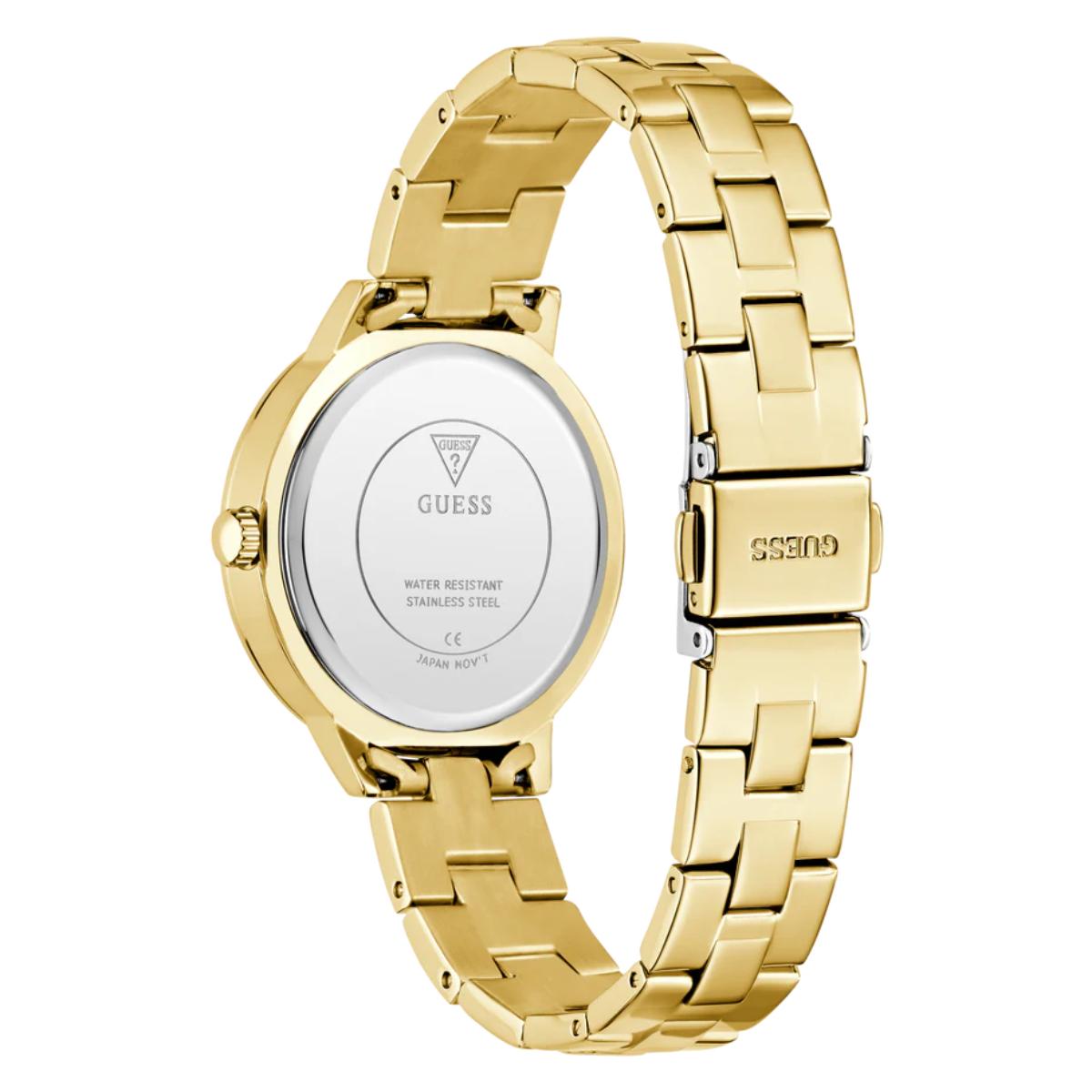 Guess Trend Quartz Champagne Dial Analog Women's Watch GW0944L2