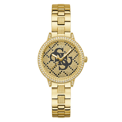 Guess Trend Quartz Champagne Dial Analog Women's Watch GW0944L2