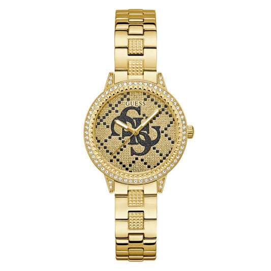 Guess Trend Quartz Champagne Dial Analog Women's Watch GW0944L2