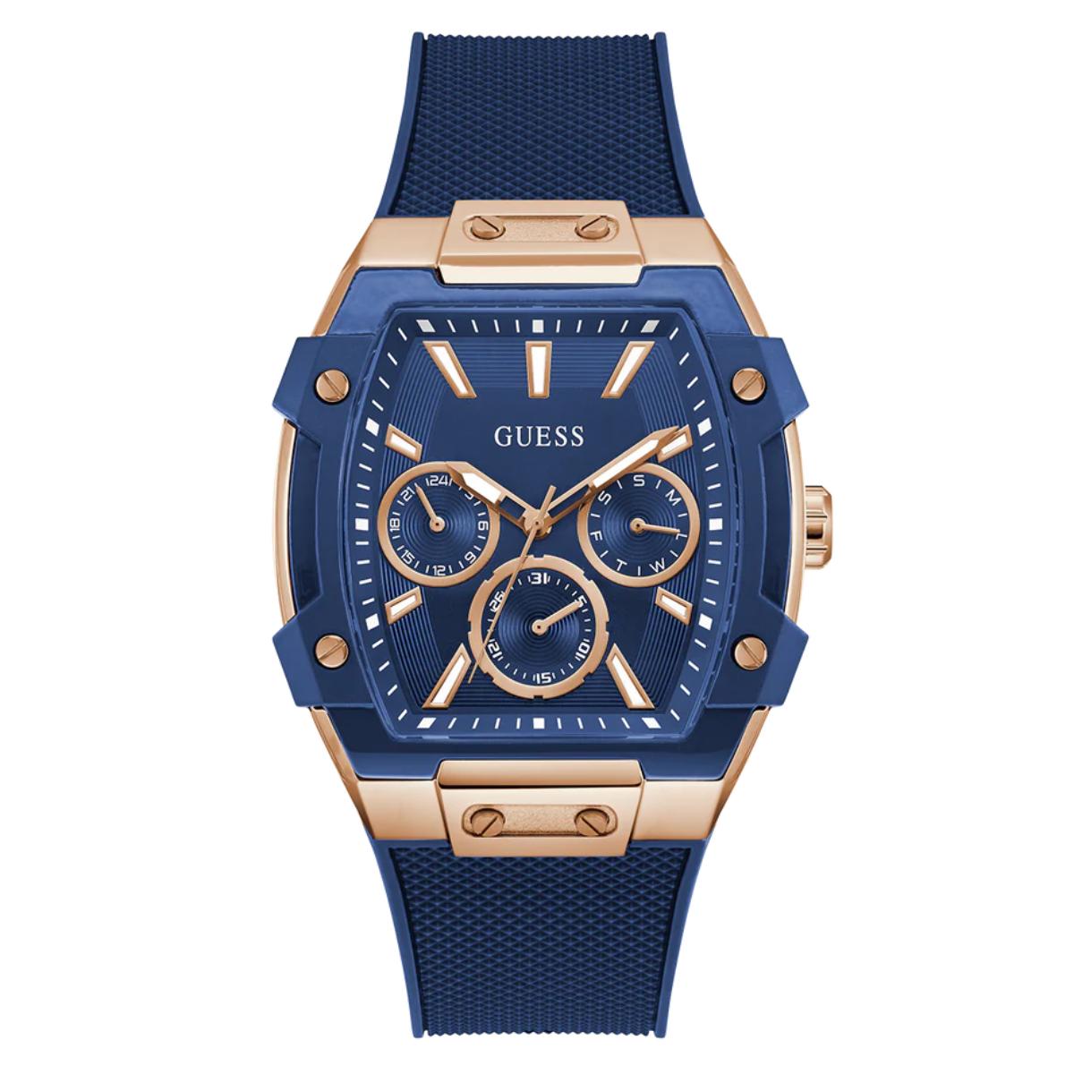GUESS Gt Phoenix Quartz Blue Dial Analog Men's Watch GW0956G4