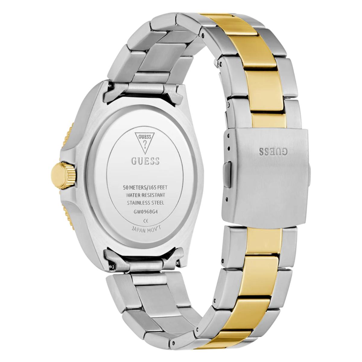 GUESS Gs Cliff Quartz Green Dial Analog Men's Watch GW0968G4