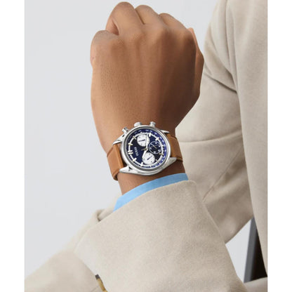 GUESS Quartz Blue Dial Analog Chronograph Watch For Men GW0972G1