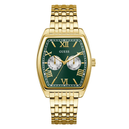 Guess Dress Quartz Green Dial Multi-Function Men's Watch GW0975G2