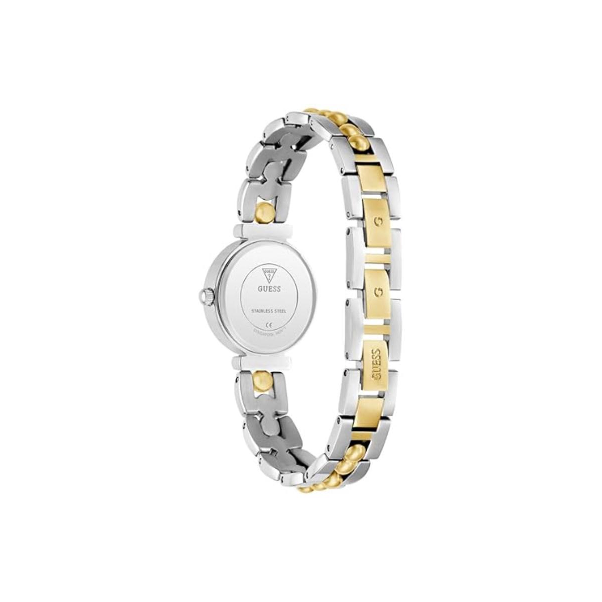 GUESS Quartz Green Dial Analog Stainless Steel Women's Watch GW0994L3