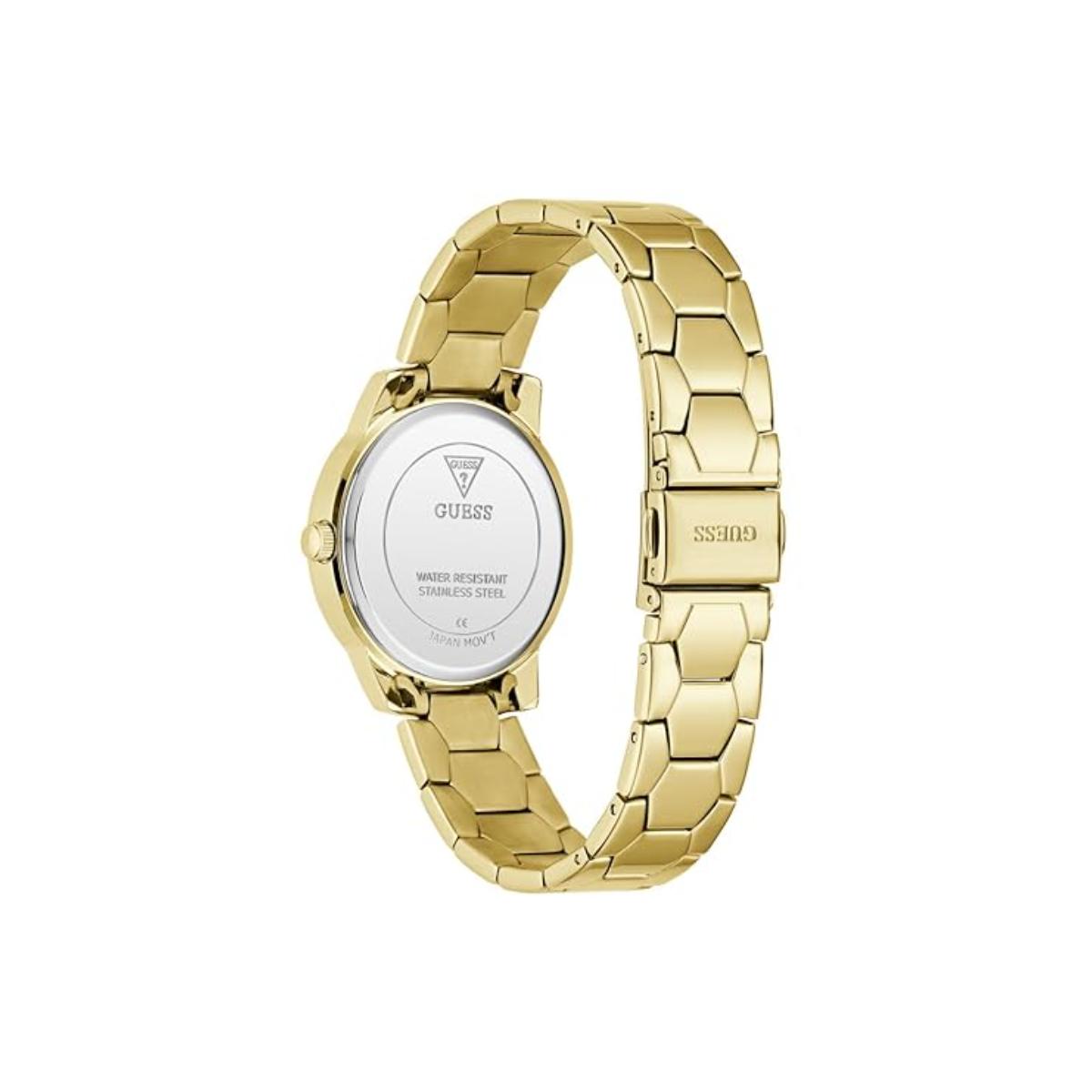 GUESS Quartz Green Dial Analog Stainless Steel Women's Watch GW1028L2