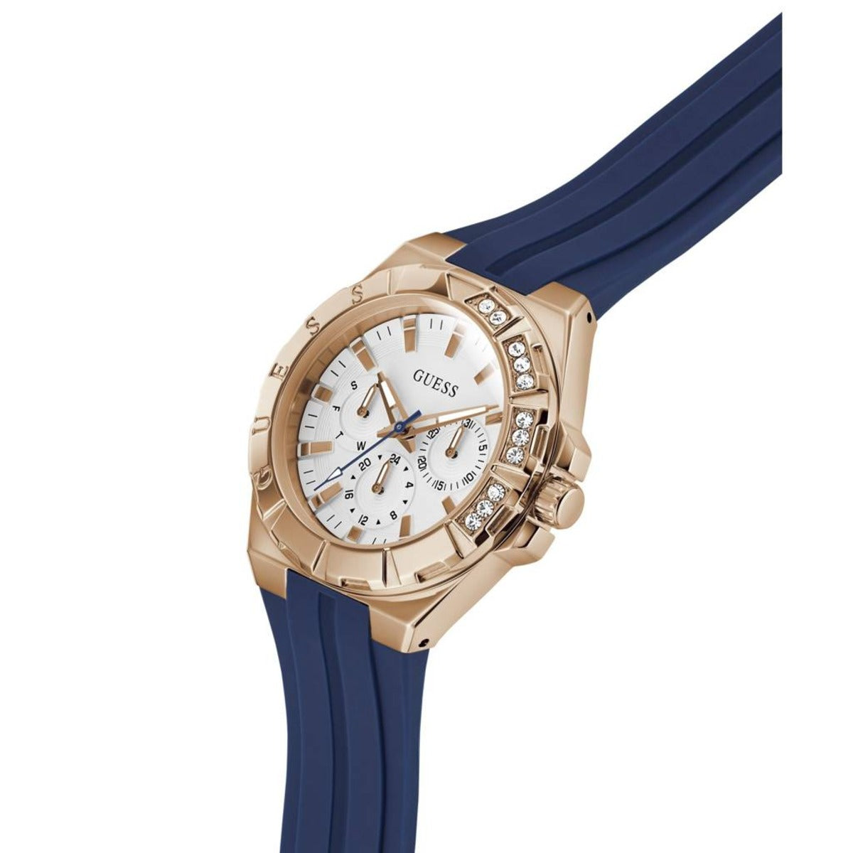 GUESS Quartz White Dial Multi-function Women's Watch GW1034L4