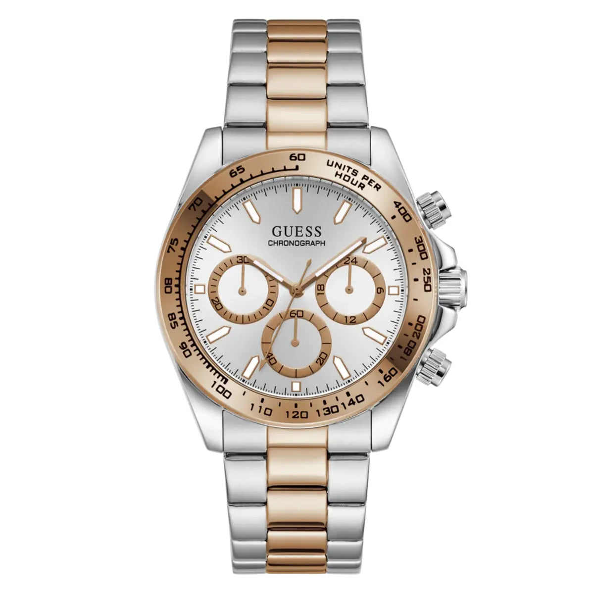 GUESS Gs Arthur Silver Dial Analog Stainless Steel Men's Watch GW1058G6