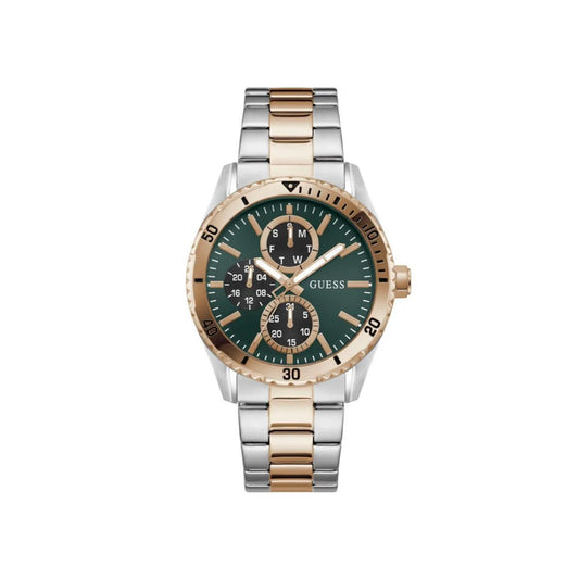 GUESS Quartz Green Dial Analog Chronograph Men's Watch GW1061G6