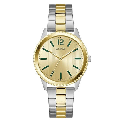 GUESS Gs Chip Quartz Champagne Dial Analog Men's Watch GW1062G4