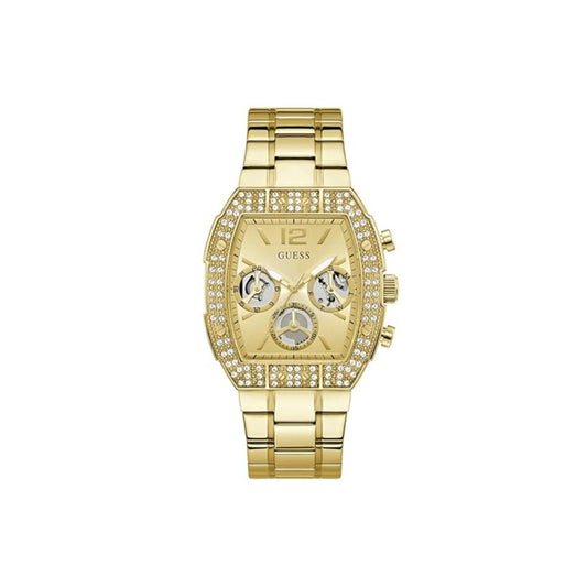 GUESS Quartz Gold Dial Analog Chronograph Men's Watch GW1068G2