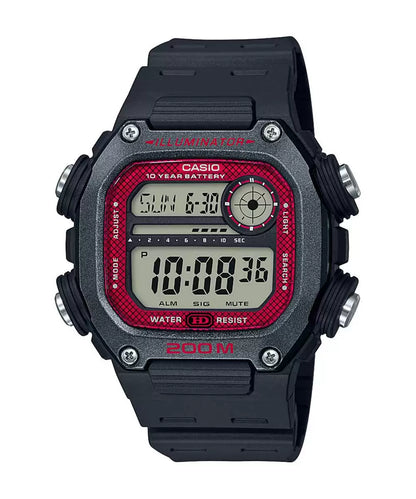 Casio YOUTH DW-291H-1BVDF - I117 Black Digital - Unisex Watch