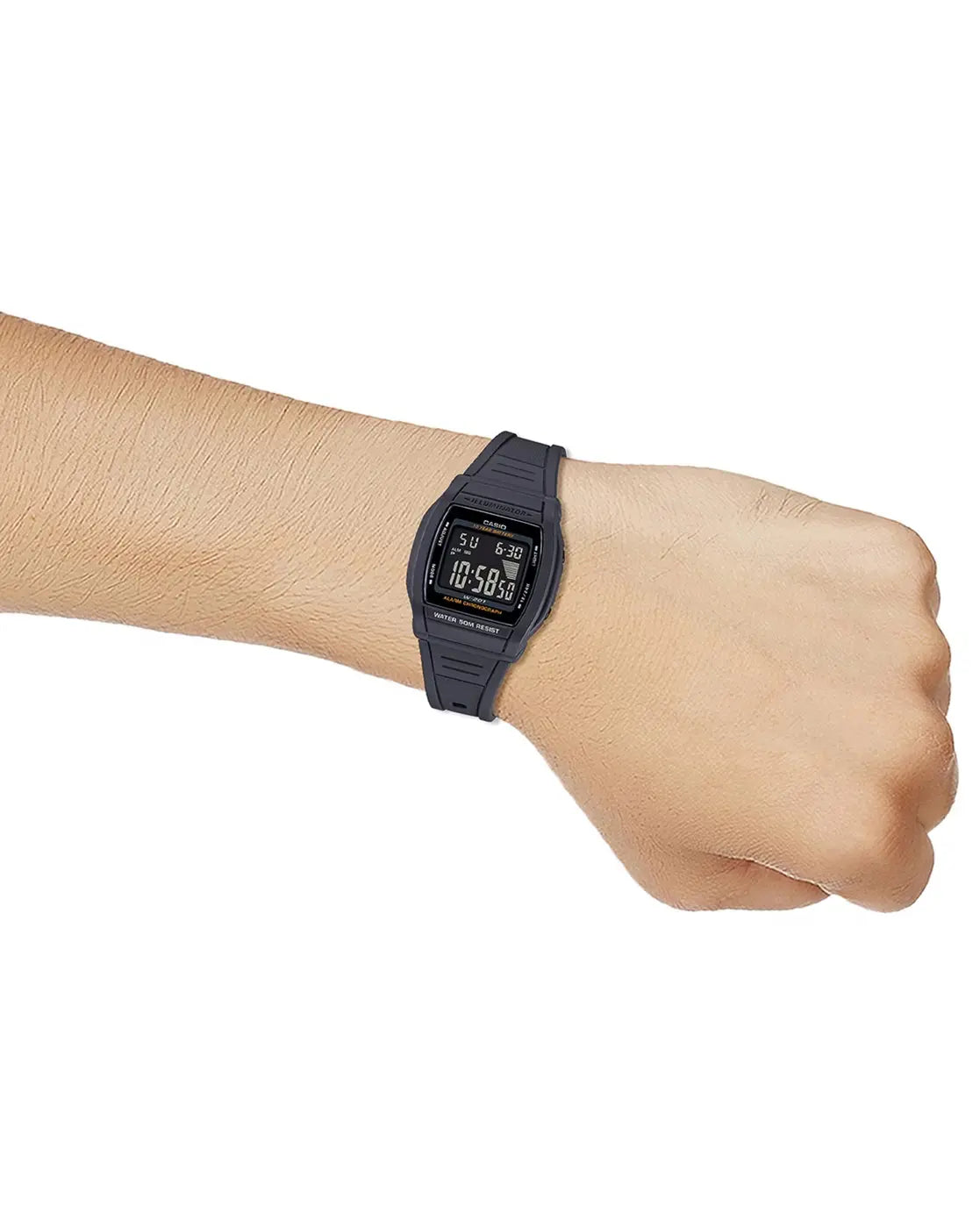 Casio YOUTH W-201-1BVDF I126 Resin Digital Black Dial Unisex Watch
