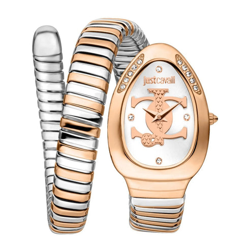 Just Cavalli Serpente Logo Watch For Women - JC1L227M0075 - Buy Now at Sai Creations Watches