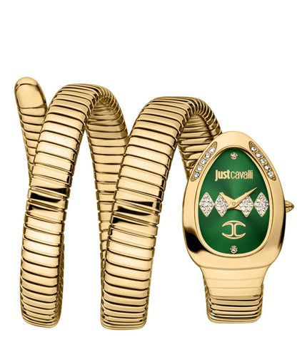 JC1L230M0045 | Just Cavalli Vezzoso Green Watch for Women - Buy Now at Sai Creations Watches