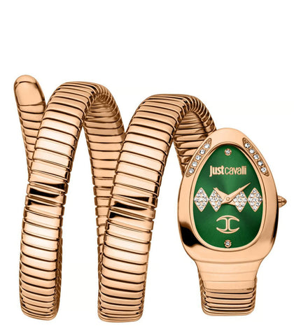 JC1L230M0055 | Just Cavalli Vezzoso Green Watch for Women - Buy Now at Sai Creations Watches