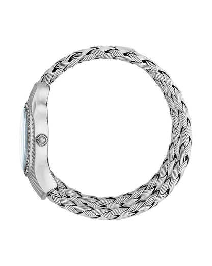 JC1L305M0015 JUST CAVALLI  Blue Dial Twined Snake Analog Watch for Women