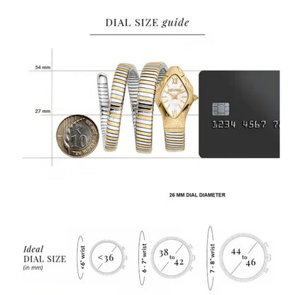 Just Cavalli Cristallo Mother of Pearl Dial Analog Women's Watch JC1L307M0055