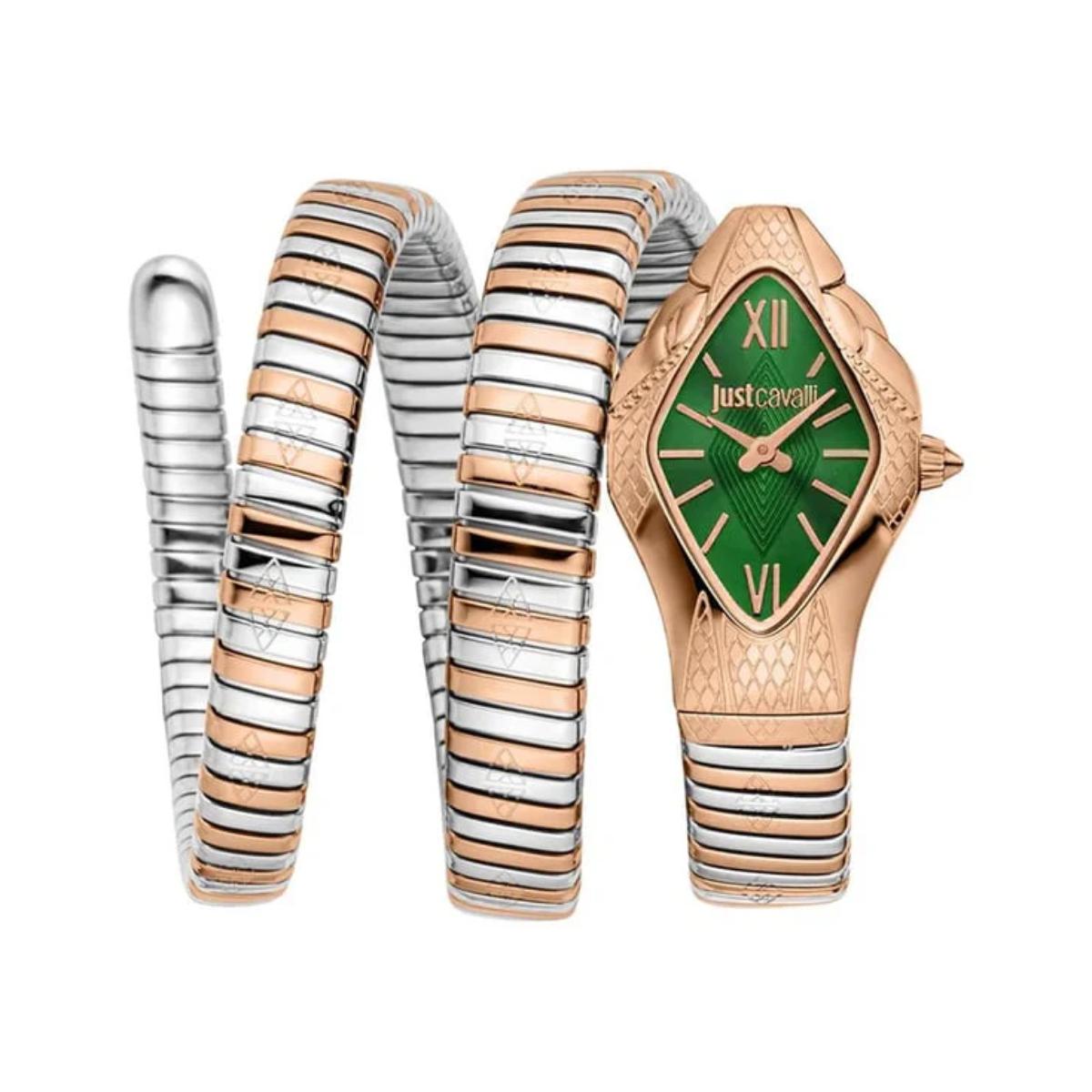 Just Cavalli Cristallo Green Dial Analog Women's Watch JC1L307M0095