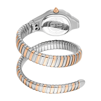 Just Cavalli Fiore Rose Gold Dial Stainless Steel Analogue Women Watch JC1L354M0065