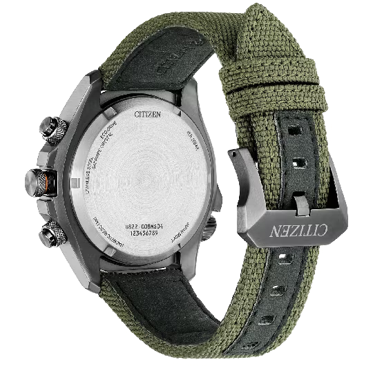 Citizen Promaster Land U822 Black Dial Digital and Analog Men's Watch - JV1005-02W