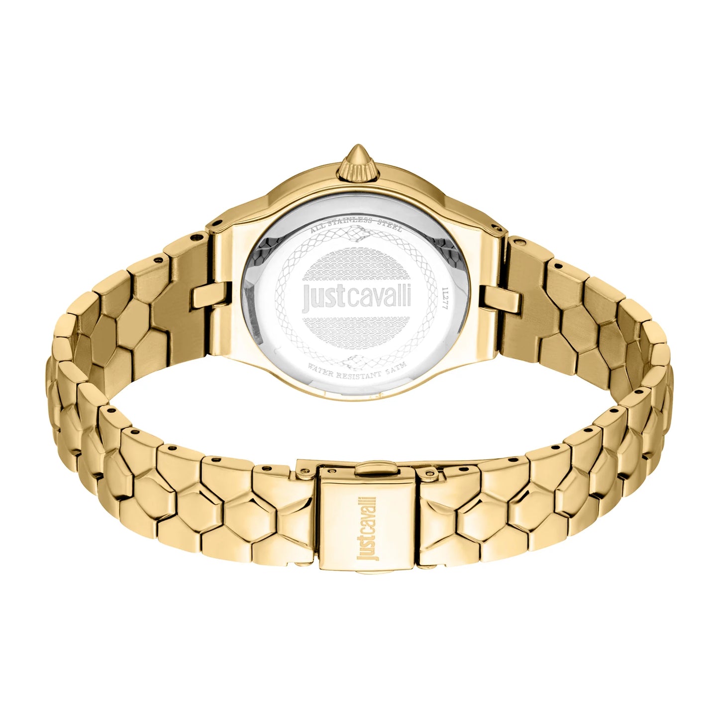 JC1L277M0025 JUST CAVALLI Stilo Silver Dial Analog Women Watch