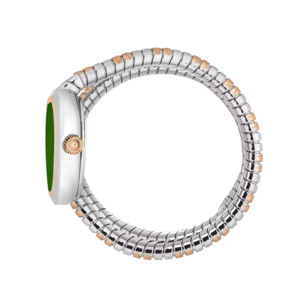 Just Cavalli Analog Green Dial Stainless Steel Wowen Watch JC1L349M0085