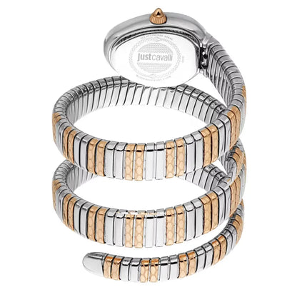 Just Cavalli Analog Green Dial Stainless Steel Wowen Watch JC1L349M0085