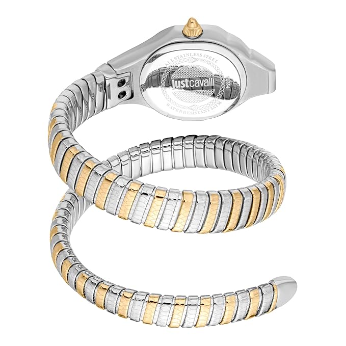 Just Cavalli Fiore Champagne Dial Analogue Watch For Women - JC1L354M0055