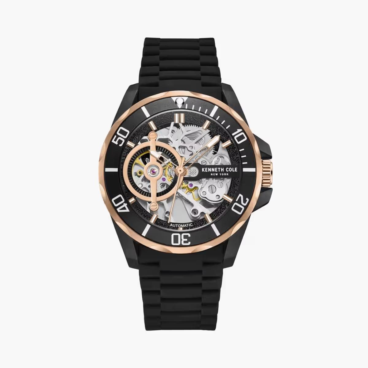 Kenneth Cole Black Dial Automatic Men's Watch KCWGR0012804MN