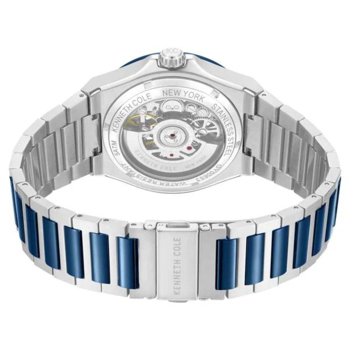 Kenneth Cole Silver Dial Analog Automatic Men's Watch KCWGY0065304MNW
