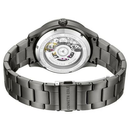 Kenneth Cole Grey Dial Analog Automatic Stainless Steel Men's Watch KCWGY0089004MNW